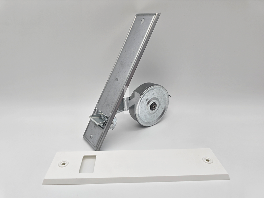 Unterputz Einlassgurtwickler für Rollladen – 23 mm Gurtbreite, 161 mm Lochabstand, inkl. Abdeckplatte